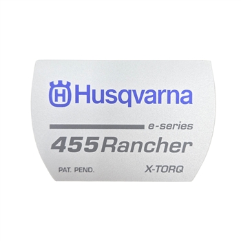 OEM Husqvarna 455 Rancher, 455 E Decal, Starter