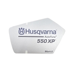 OEM Husqvarna 550 XP Mark II Starter Cover Decal