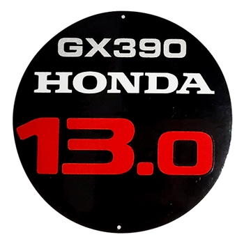 OEM Honda GX390 Starter Cover Decal