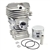 Cylinder and Piston Kit compatible with Stihl MS291