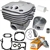 Hyway High-Quality Nikasil Plated Cylinder Kit + Top End Rebuild Compatible with Husqvarna 362, 365