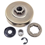 3/8" Chain Sprocket, Bearing Kit compatible with Echo CS-590, CS-600