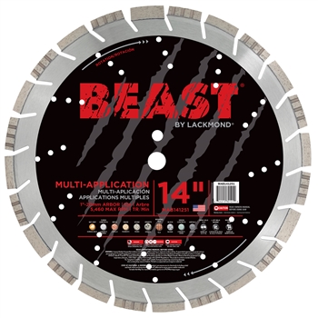 Lackmond 14" BEAST Multi-Application Diamond Saw Blade